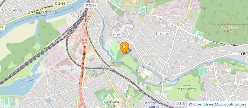 localisation de l'entreprise MADAME SYLVIE WALTER  CROSNE