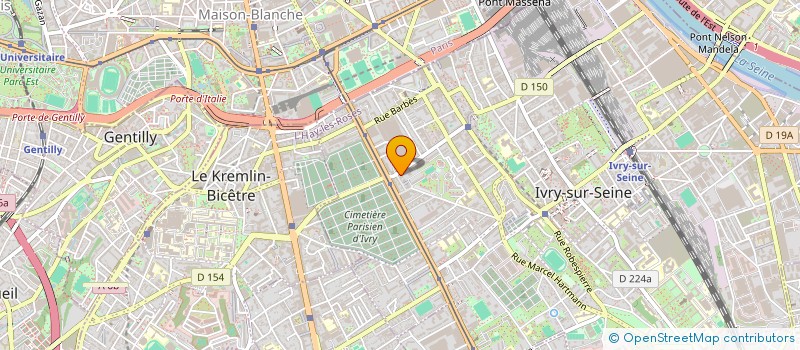 localisation de l'entreprise MADAME SYLVIE WANG à IVRY-SUR-SEINE