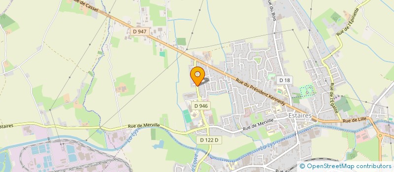 localisation de l'entreprise MADAME SYLVIE WARAMBOURG  ESTAIRES