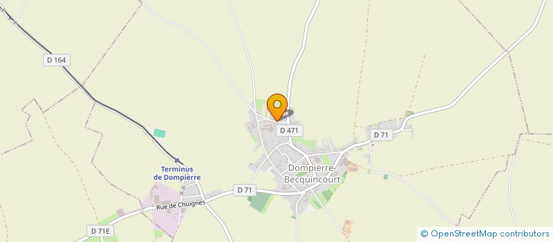 localisation de l'entreprise MADAME SYLVIE WASSELIN  DOMPIERRE-BECQUINCOURT