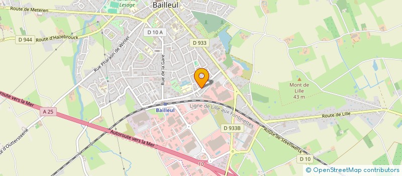 localisation de l'entreprise MADAME SYLVIE WAULTRE à BAILLEUL