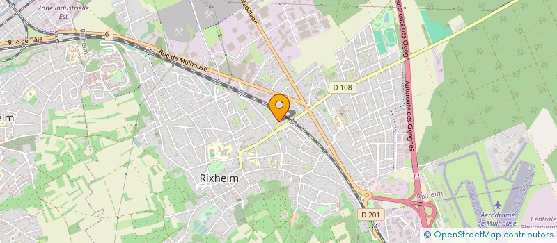 localisation de l'entreprise MADAME SYLVIE WEBER  RIXHEIM