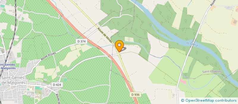 localisation de l'entreprise MADAME SYLVIE WENCKER  LA CALMETTE