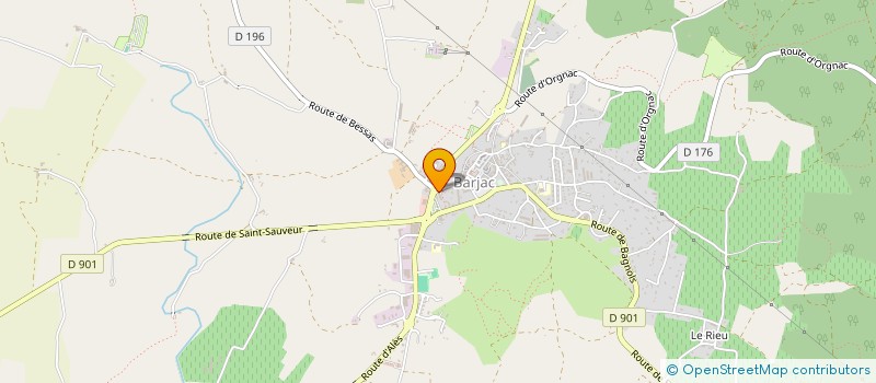 localisation de l'entreprise MADAME SYLVIE WILSON  BARJAC