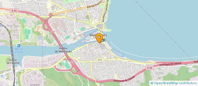 localisation de l'entreprise MADAME SYLVIE YAOUANC à MARTIGUES