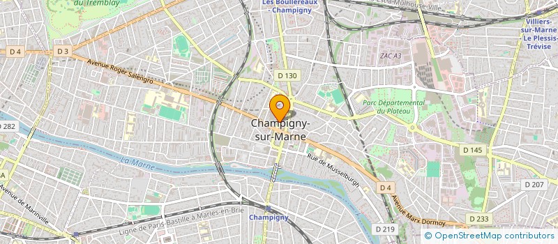 localisation de l'entreprise MADAME SYLVIE YEN à CHAMPIGNY-SUR-MARNE