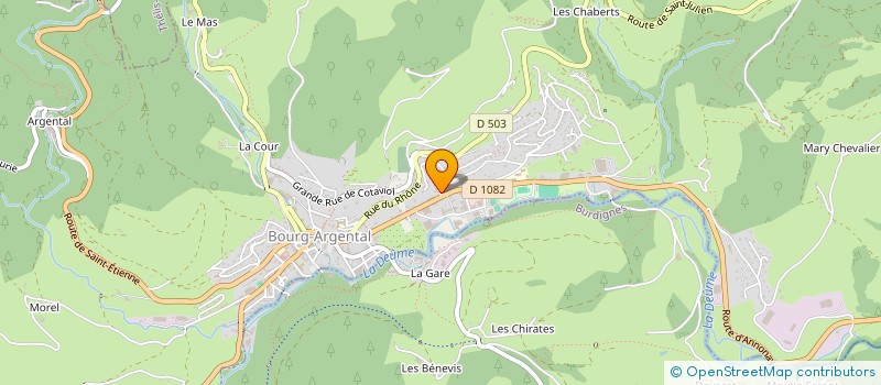 localisation de l'entreprise MADAME SYLVIE ZAYER  BOURG-ARGENTAL