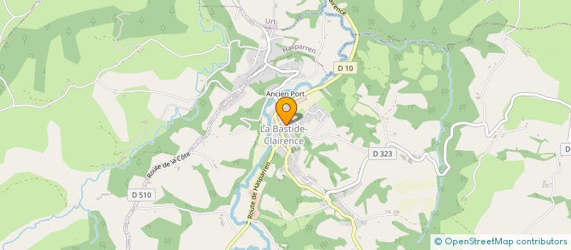 localisation de l'entreprise MADAME SYLVIE ZEMB à LA BASTIDE-CLAIRENCE