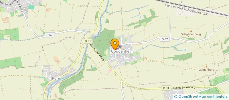 localisation de l'entreprise MADAME SYLVIE ZEMKE  GOUGENHEIM