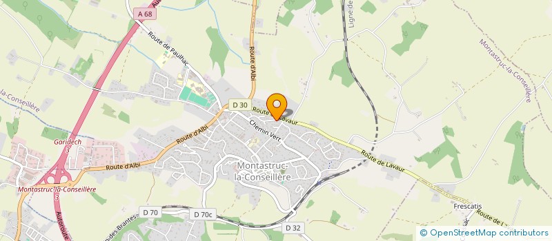 localisation de l'entreprise MADAME SYLVIECORROLER CORROLER  MONTASTRUC-LA-CONSEILLERE