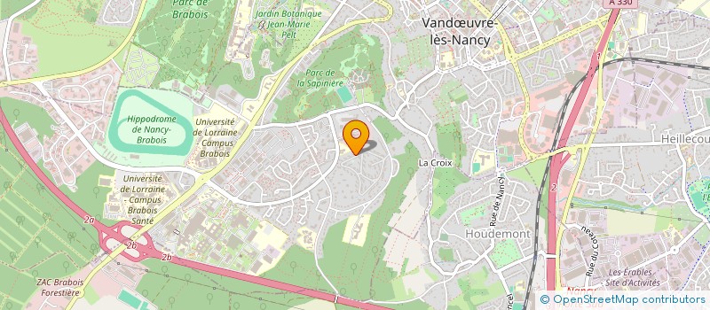 localisation de l'entreprise MADAME SYLVINE BOUFFARON  VANDUVRE-LES-NANCY