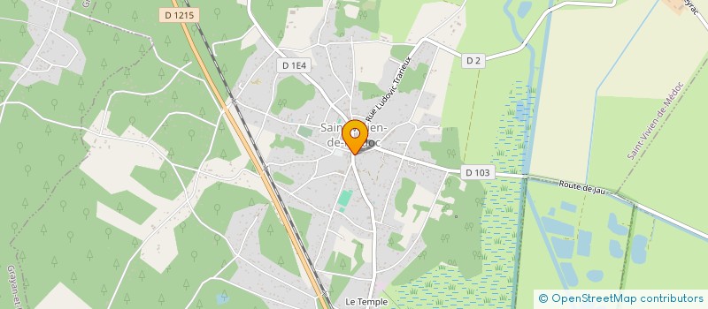 localisation de l'entreprise MADAME SYLVINE DUPUY  SAINT-VIVIEN-DE-MEDOC