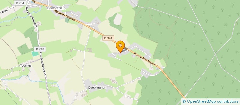 localisation de l'entreprise MADAME SYLVINE MANCHUELLE  BAINCTHUN