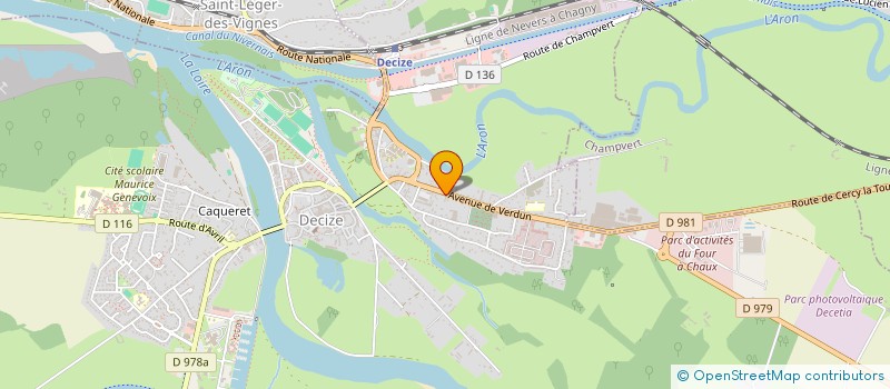 localisation de l'entreprise MADAME SYLVINE MONTSAINGEON  DECIZE