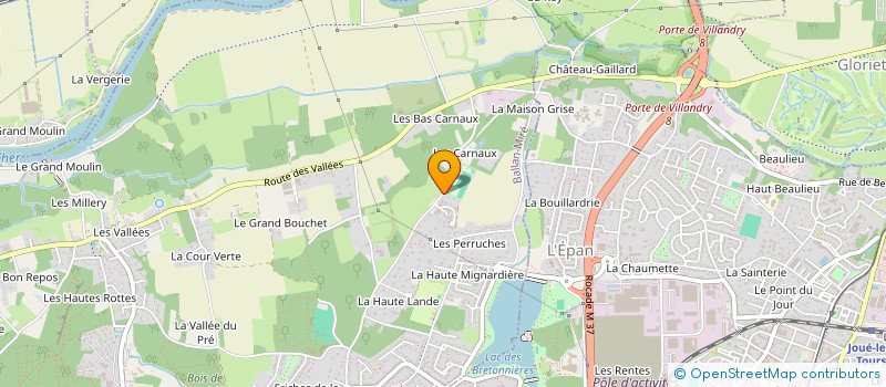 localisation de l'entreprise MADAME SYLVINE PENINON  BALLAN-MIRE