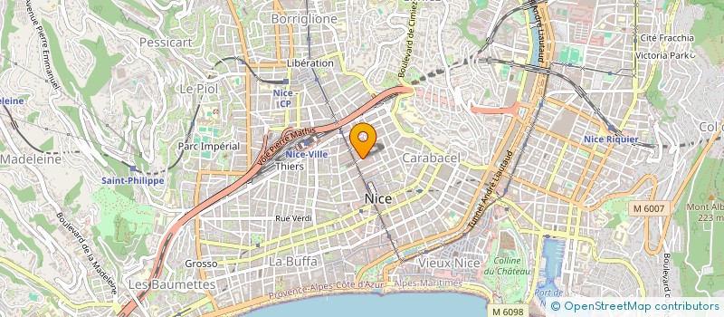 localisation de l'entreprise MADAME SYLWIA GADZIELINSKA à NICE