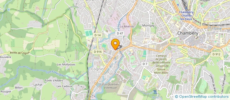 localisation de l'entreprise MADAME SYLWIA KLIMCZYK  COGNIN