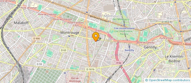 localisation de l'entreprise MADAME SYLWIA MILEWSKA à MONTROUGE