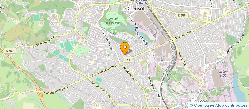 localisation de l'entreprise MADAME SYLWIA PIATKOWSKA  LE CREUSOT