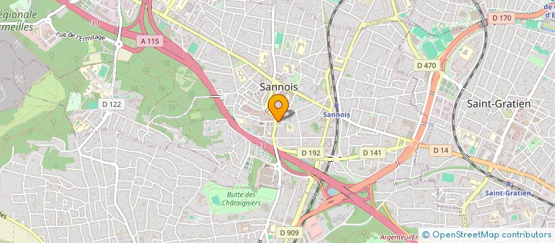 localisation de l'entreprise MADAME SYLWIA SIEJAK à SANNOIS