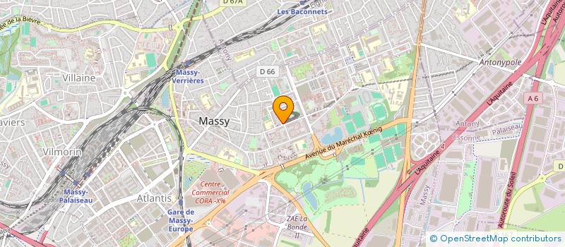 localisation de l'entreprise MADAME SYNDA DRIDI  MASSY