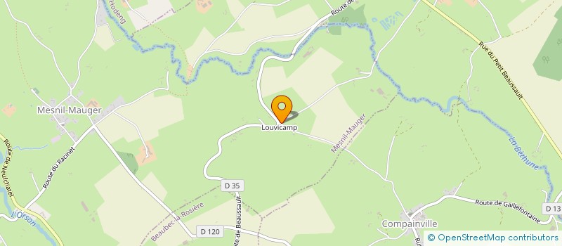 localisation de l'entreprise MADAME SYNDELLE DUPONT  MESNIL-MAUGER