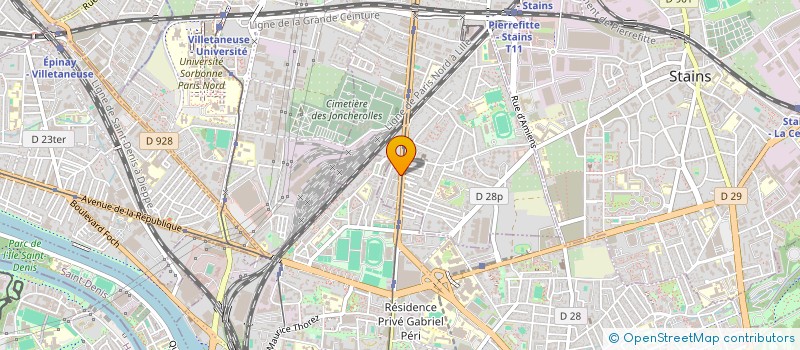 localisation de l'entreprise MADAME SYNDIA CHALLAB à PIERREFITTE-SUR-SEINE