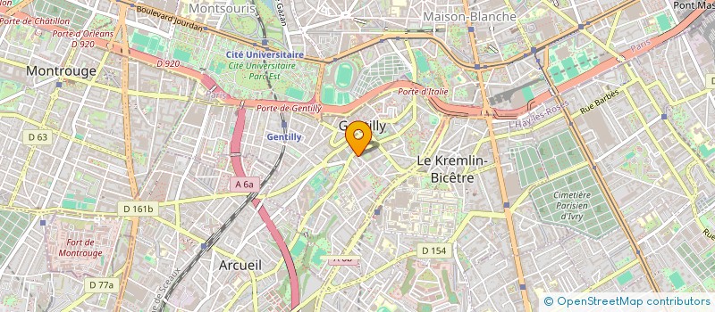 localisation de l'entreprise MADAME SYNDIA MORGANG  GENTILLY