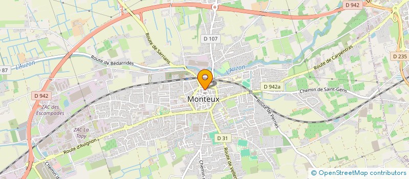 localisation de l'entreprise MADAME SYNDIE CARDINALE  MONTEUX