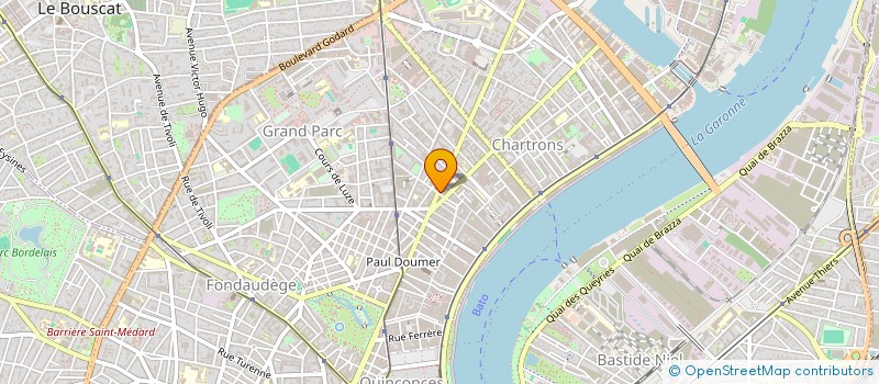 localisation de l'entreprise MADAME SYNDIE COSSAT  BORDEAUX