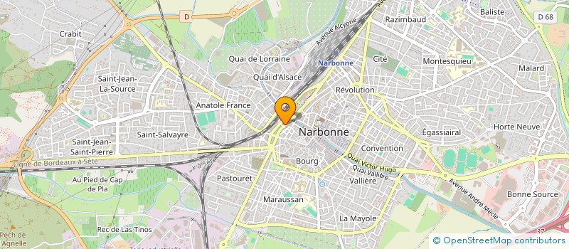 localisation de l'entreprise MADAME SYNDIE MARSAL à NARBONNE