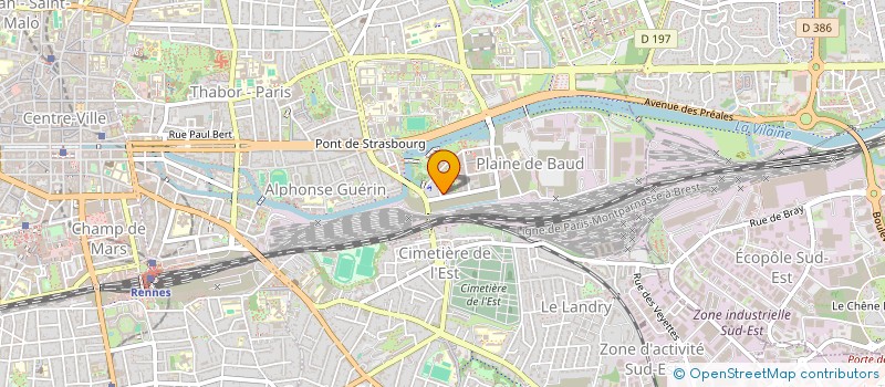 localisation de l'entreprise MADAME SYNDIE OXYBEL  RENNES