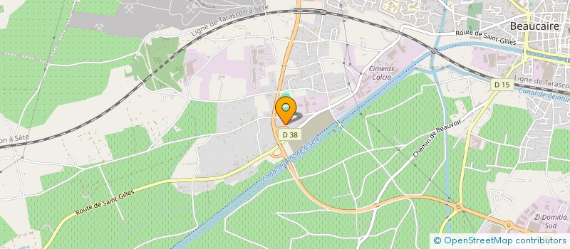 localisation de l'entreprise MADAME SYNDY MERCIER  BEAUCAIRE