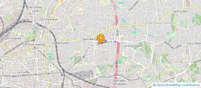 localisation de l'entreprise MADAME SYNTHIA OLIVIER  MARSEILLE