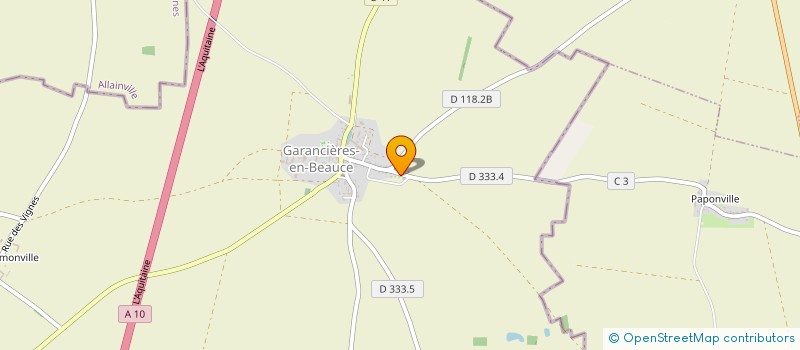 localisation de l'entreprise MADAME SYNTIA FARGEAU à GARANCIERES-EN-BEAUCE