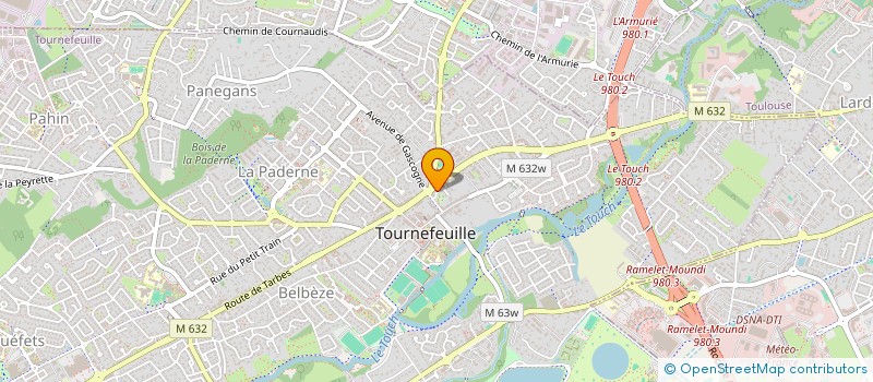 localisation de l'entreprise MADAME SYNTYCHE KOUASSI  TOURNEFEUILLE