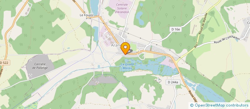 localisation de l'entreprise MADAME SYRA DURET  ARANDON-PASSINS