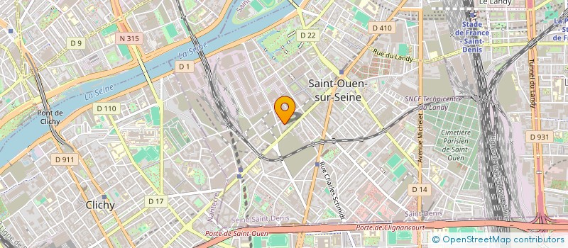localisation de l'entreprise MADAME SYRIELLE AKLE à SAINT-OUEN-SUR-SEINE
