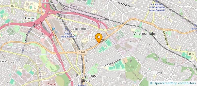 localisation de l'entreprise MADAME SYRIN BRAHAM à ROSNY-SOUS-BOIS