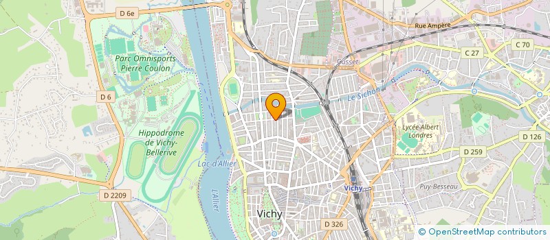 localisation de l'entreprise MADAME SYRINE BOUROUISSI à VICHY