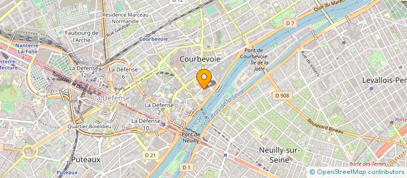 localisation de l'entreprise MADAME SYRINE BRAHMI à COURBEVOIE