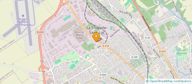 localisation de l'entreprise MADAME SYRINE CHAOUACHI à LA CHAPELLE-SAINT-LUC
