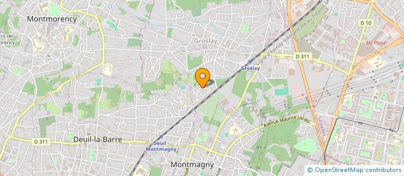 localisation de l'entreprise MADAME SYRINE DENIA  GROSLAY