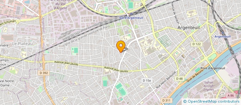 localisation de l'entreprise MADAME SYRINE JAABIRI  ARGENTEUIL