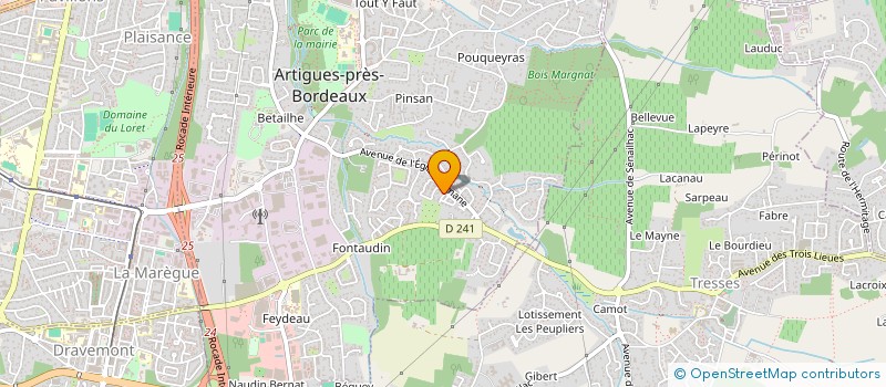 localisation de l'entreprise MADAME SYRINE MAJNANI  ARTIGUES-PRES-BORDEAUX