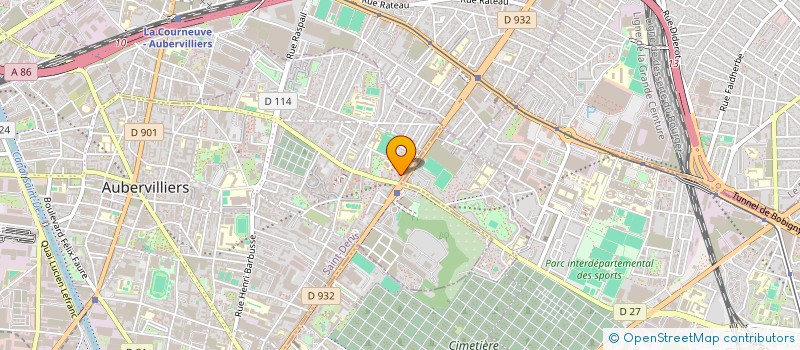 localisation de l'entreprise MADAME SYRINE MASKRI à AUBERVILLIERS