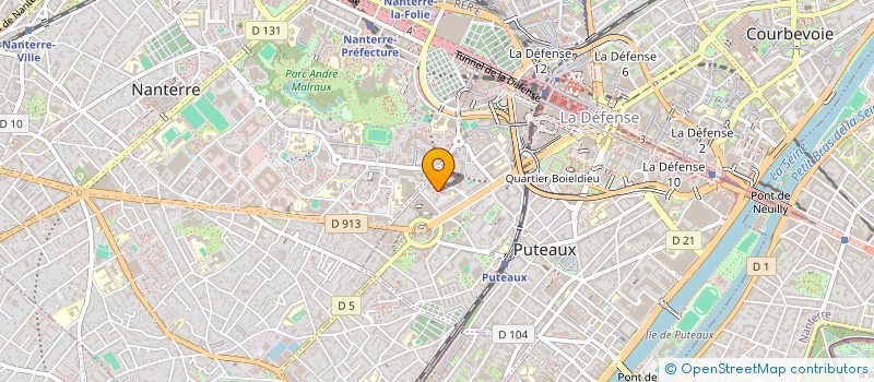 localisation de l'entreprise MADAME SYRINE MILADI  PUTEAUX