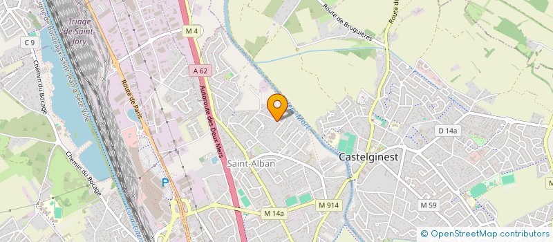 localisation de l'entreprise MADAME SYRINE MIMOUN  SAINT-ALBAN