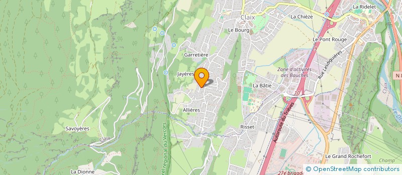 localisation de l'entreprise MADAME SYRINE PLEBIN  CLAIX