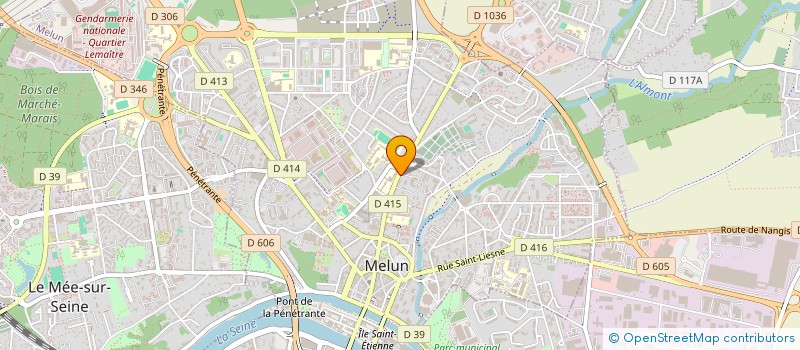 localisation de l'entreprise MADAME SYRINE QUENTIN à MELUN
